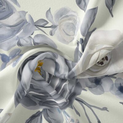 پارچه مخمل سرویس خواب مدل گل صورتی زیبا کد 5011657